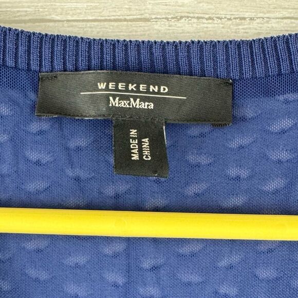 MaxMara Weekend Print Cinched Waist Sleeveless Midi Dress - Picture 4 of 4